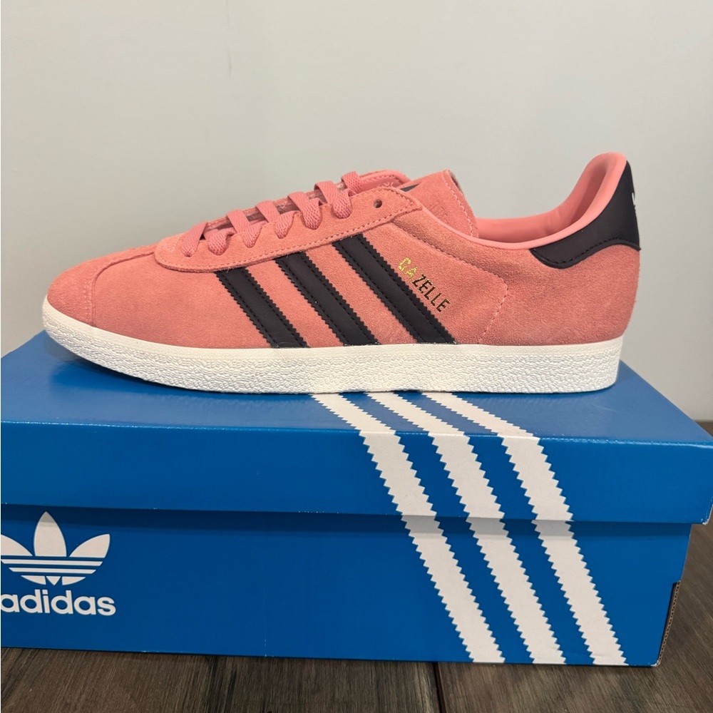 Adidas Gazelle Glow Pink Aurora Black Mens shoes